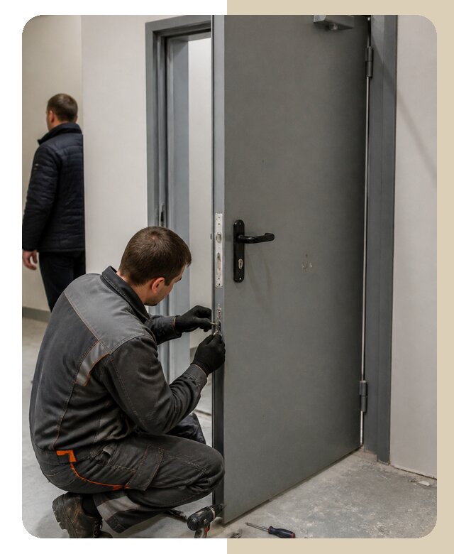 Ремонт противопожарной двери в Соли-Илецке по цене 6772 р. | ДвериЛегко-Сои